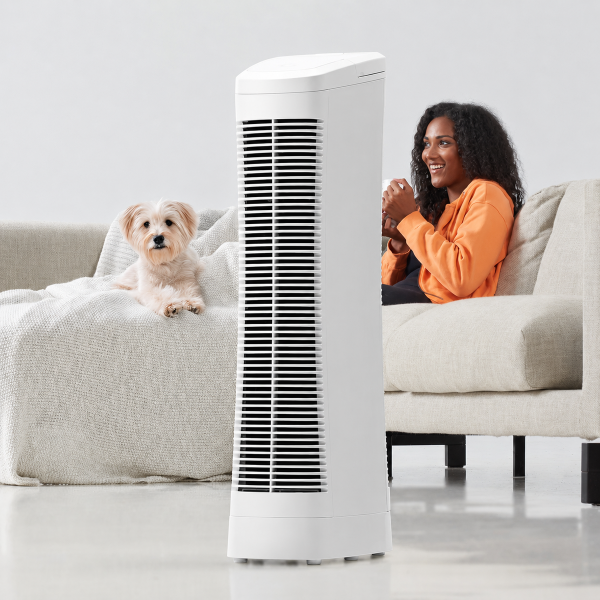 Purificador de Aire Ionizador con Ventilador Silencioso