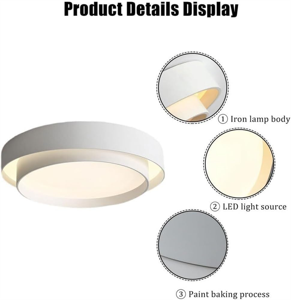 Plafón LED Redondo Nórdico de Techo Minimalista 40-60 cm