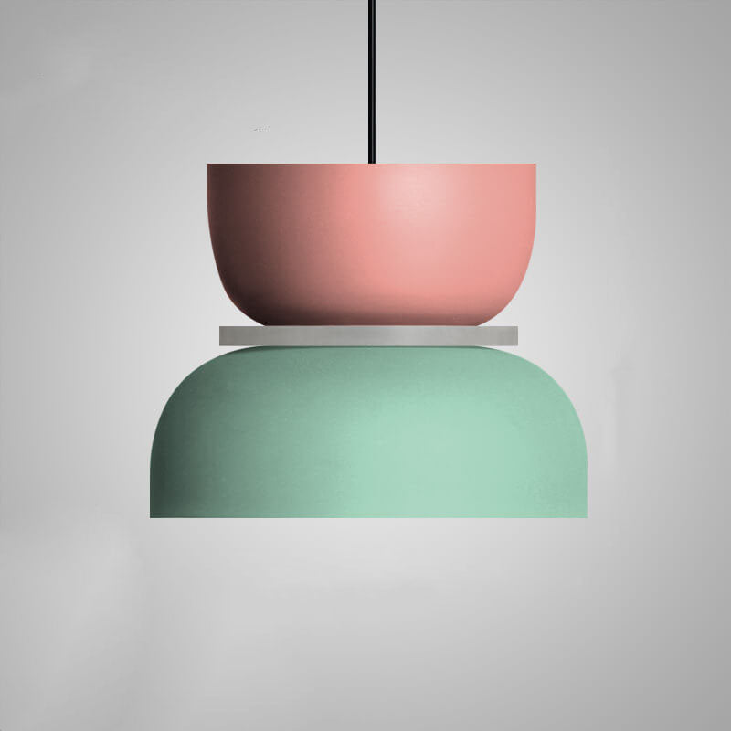 Lámpara Colgante Macaron Nórdica de Colores Escandinava