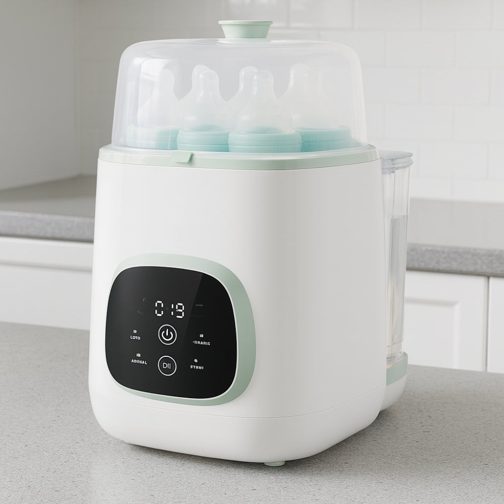 Lavabiberones Eléctrico de Encimera Lava Esteriliza y Seca