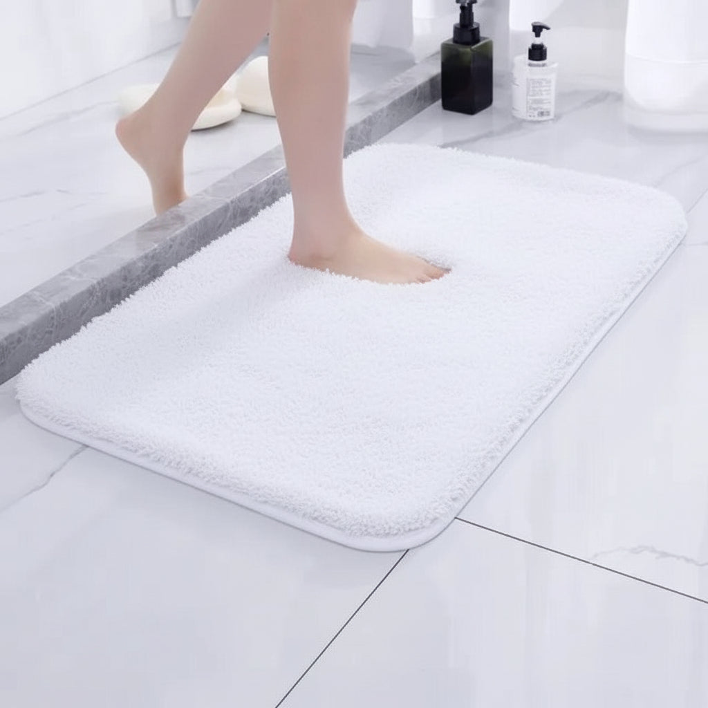 Alfombra de Baño de Felpa Ultrasuave Antideslizante 40 x 60