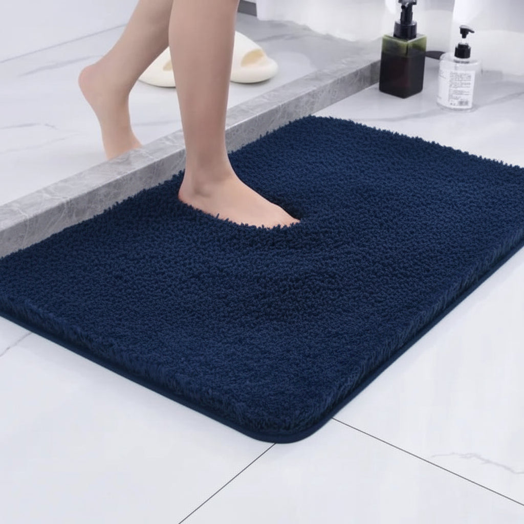 Alfombra de Baño de Felpa Ultrasuave Antideslizante 40 x 60