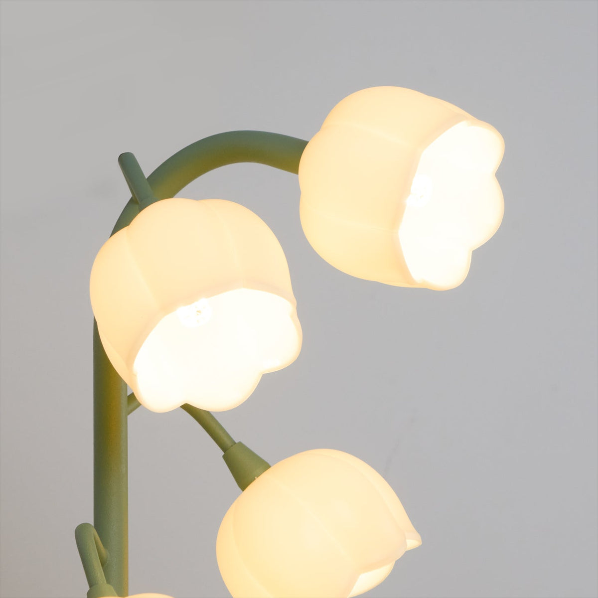 Lámpara de Mesa Bell Orchid Floral Elegante de 36 cm