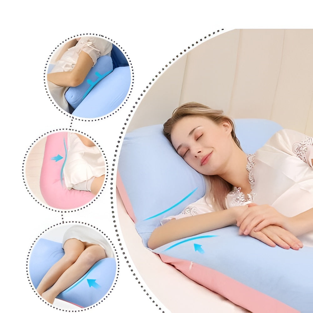 Almohada Corporal de Embarazo para Dormir de Lado, Cómoda