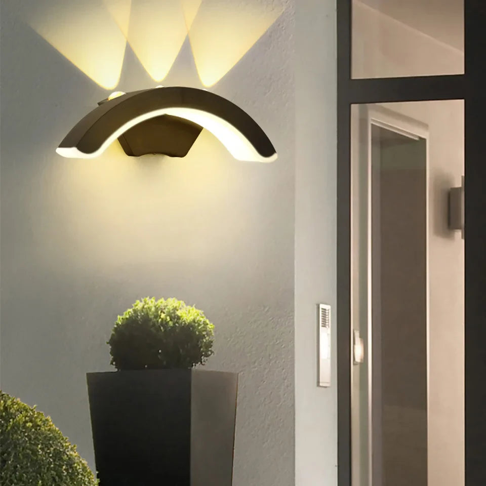 Aplique Exterior StormLite IP66 LED 10 W Negro Impermeable