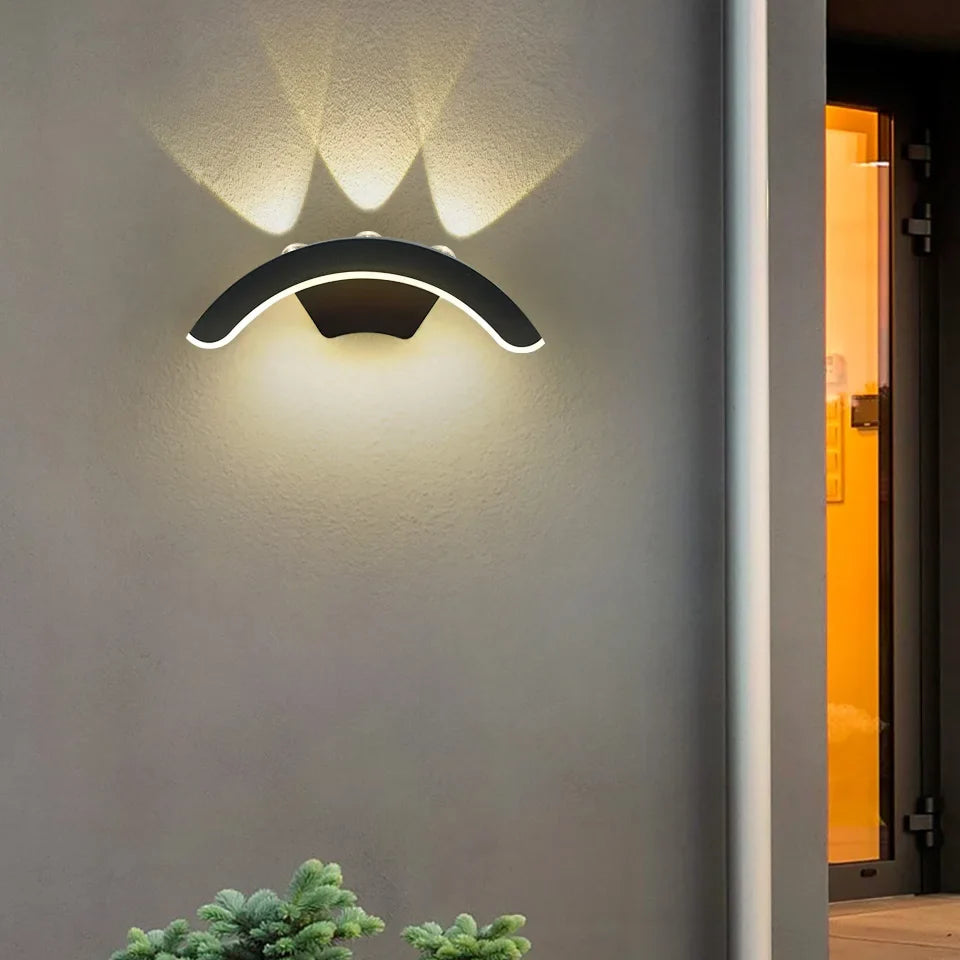 Aplique Exterior StormLite IP66 LED 10 W Negro Impermeable