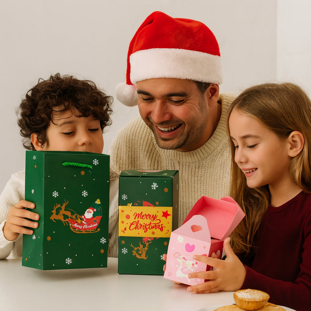 Caja Sorpresa de Regalo con Tarjeta Desplegable y Mensaje