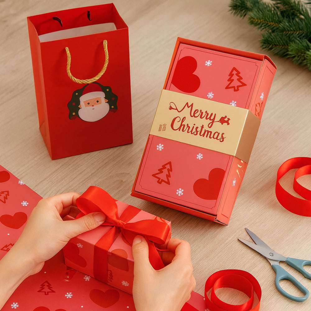 Caja Sorpresa de Regalo con Tarjeta Desplegable y Mensaje