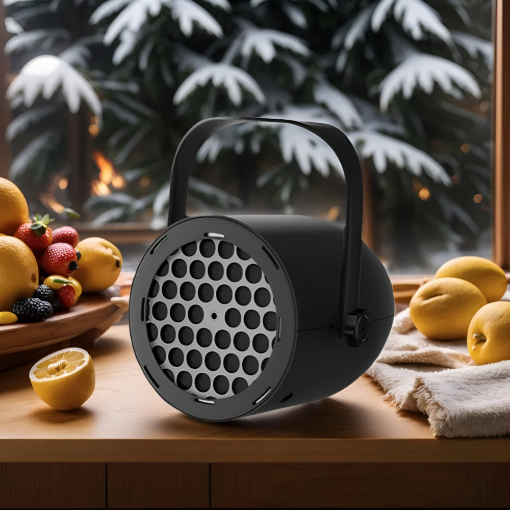Proyector de Luz Navideña Giratorio LED con Copos de Nieve