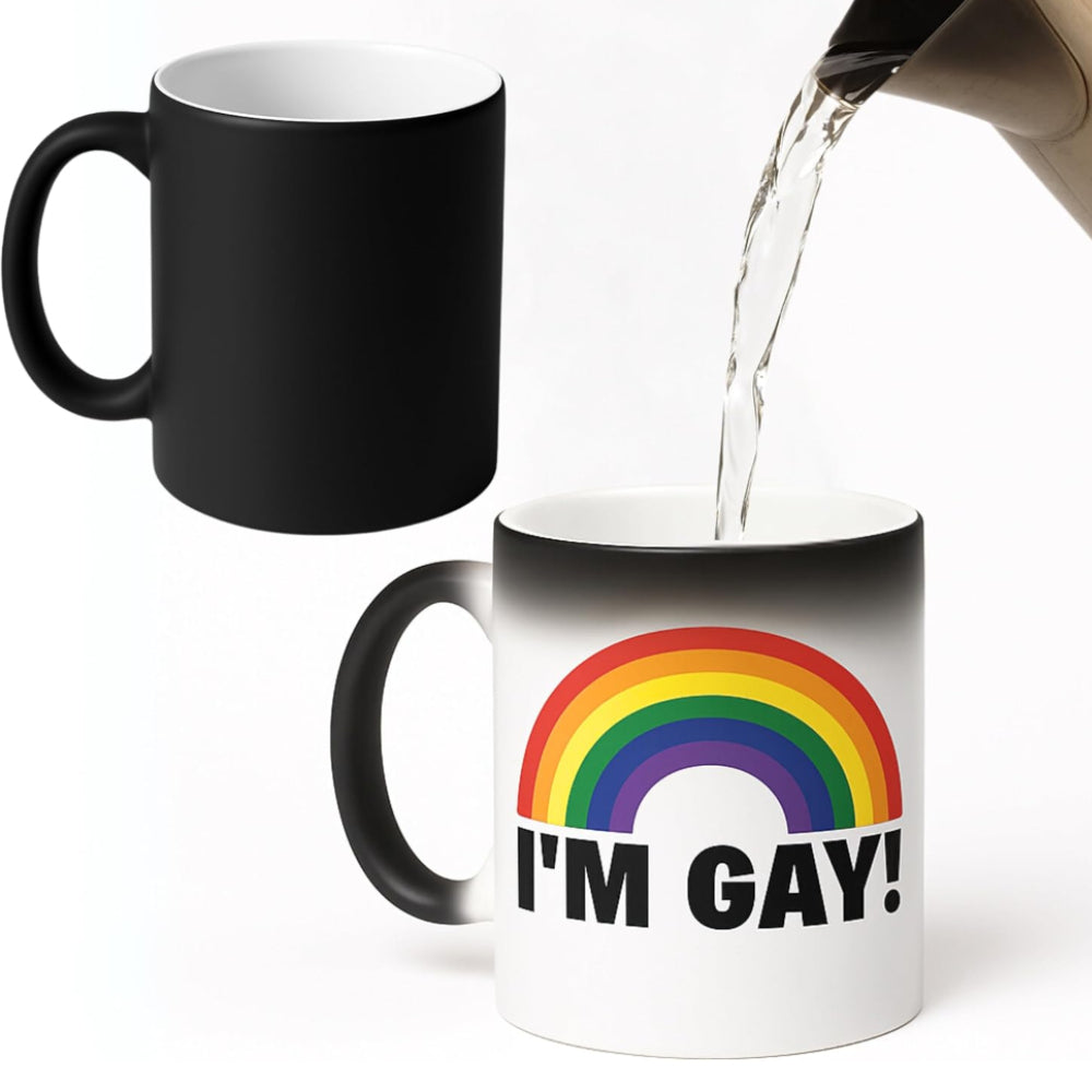Taza Mágica que Cambia de Color con el Calor de Cerámica