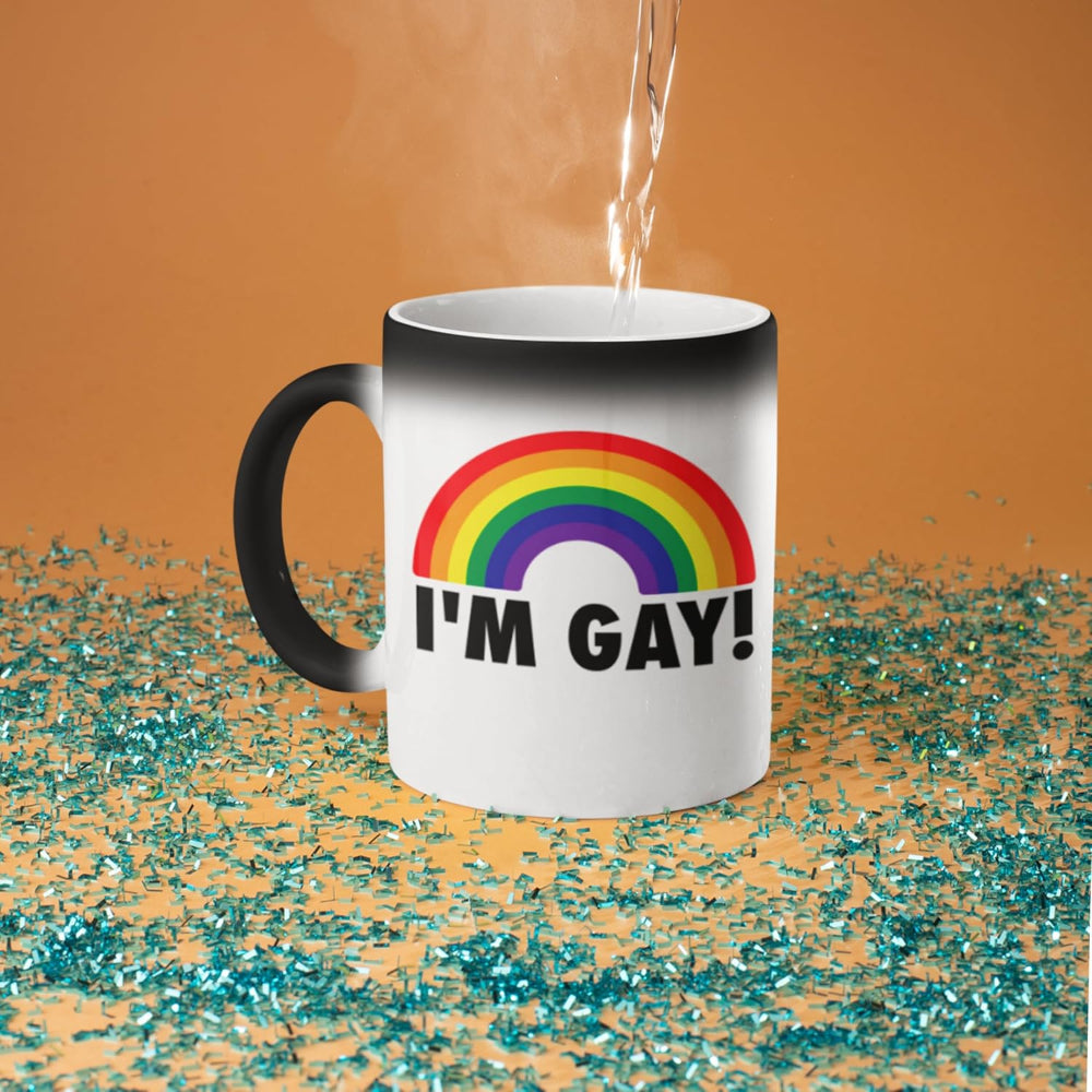 Taza Mágica que Cambia de Color con el Calor de Cerámica