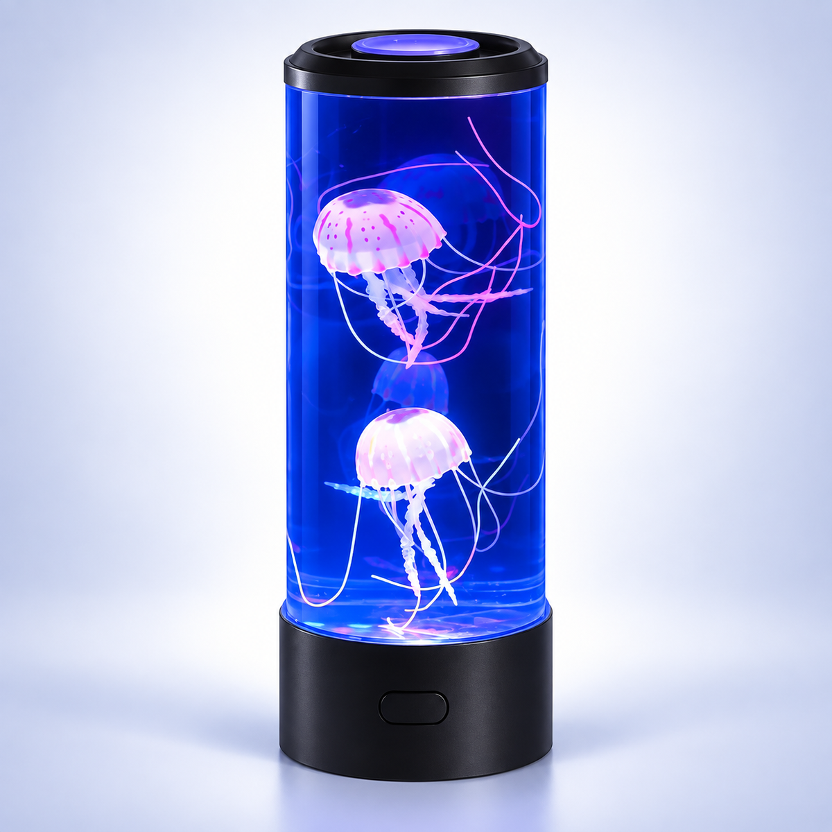 Lámpara de Medusas LED con Cambio de Color, USB, Relajante