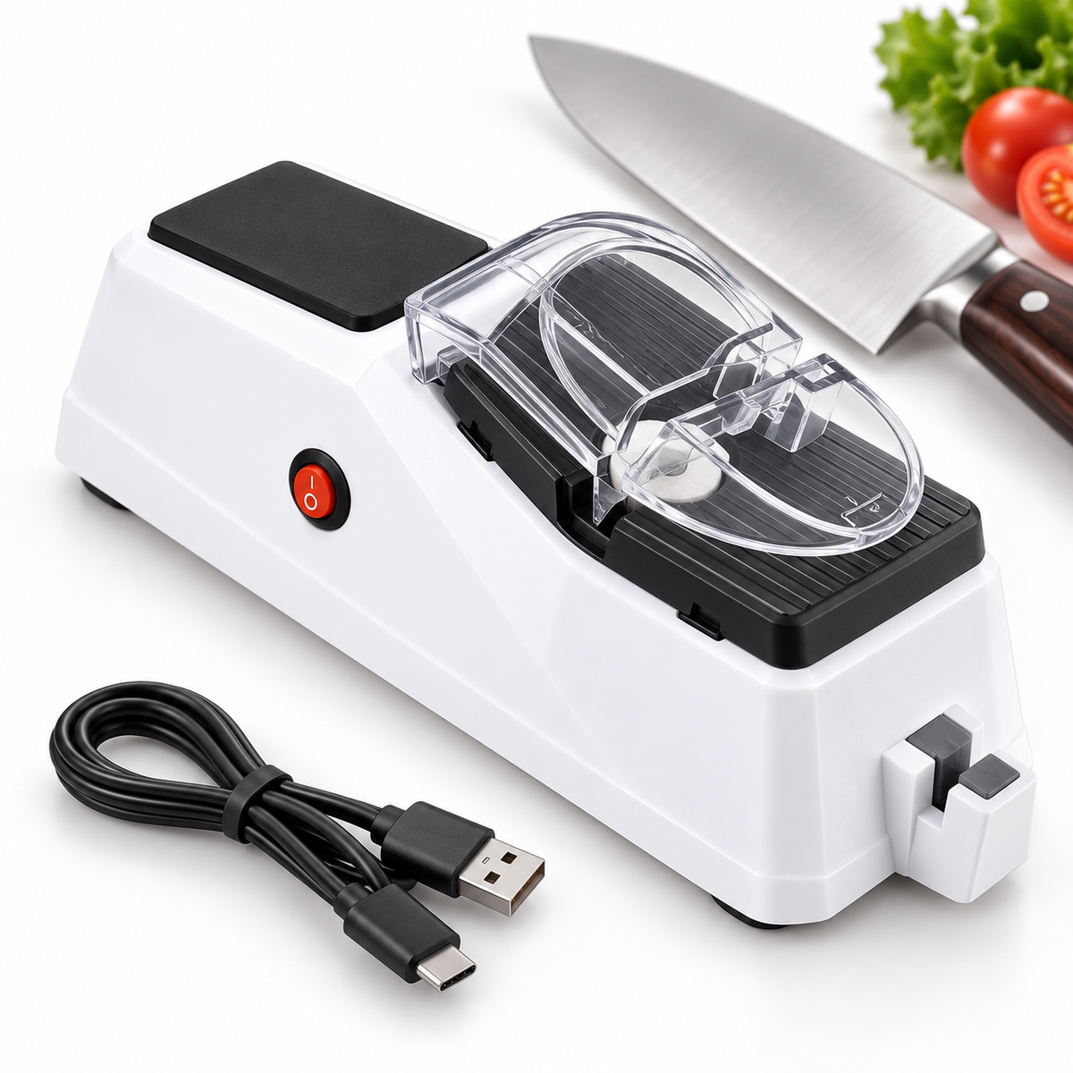 Afilador Eléctrico de Cuchillos Compacto Recargable por USB