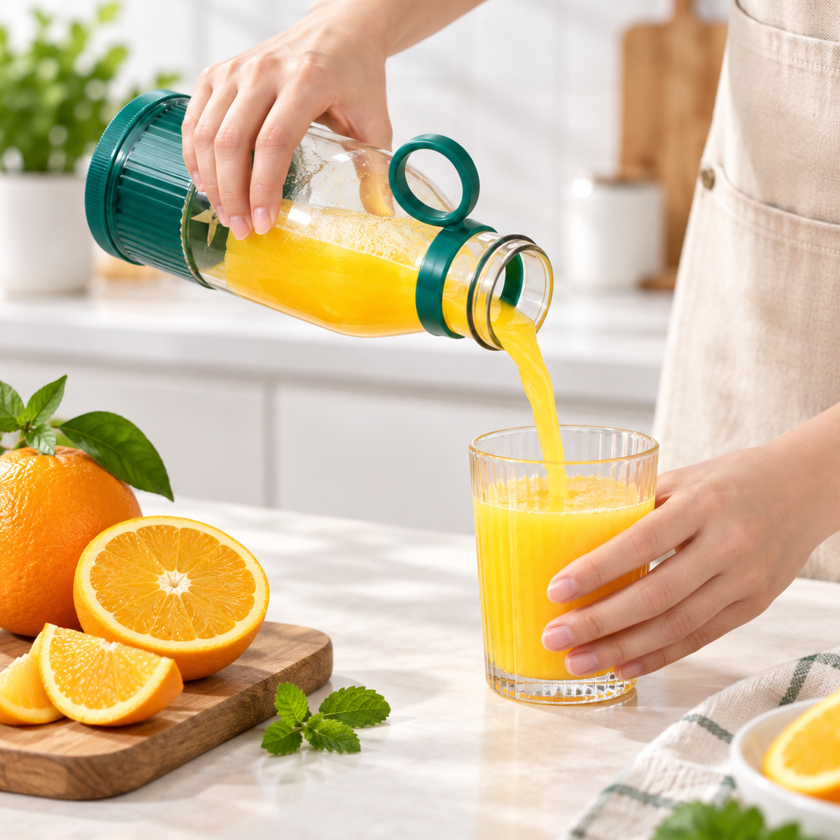 Batidora Personal Portátil Recargable, Batidos y Smoothies