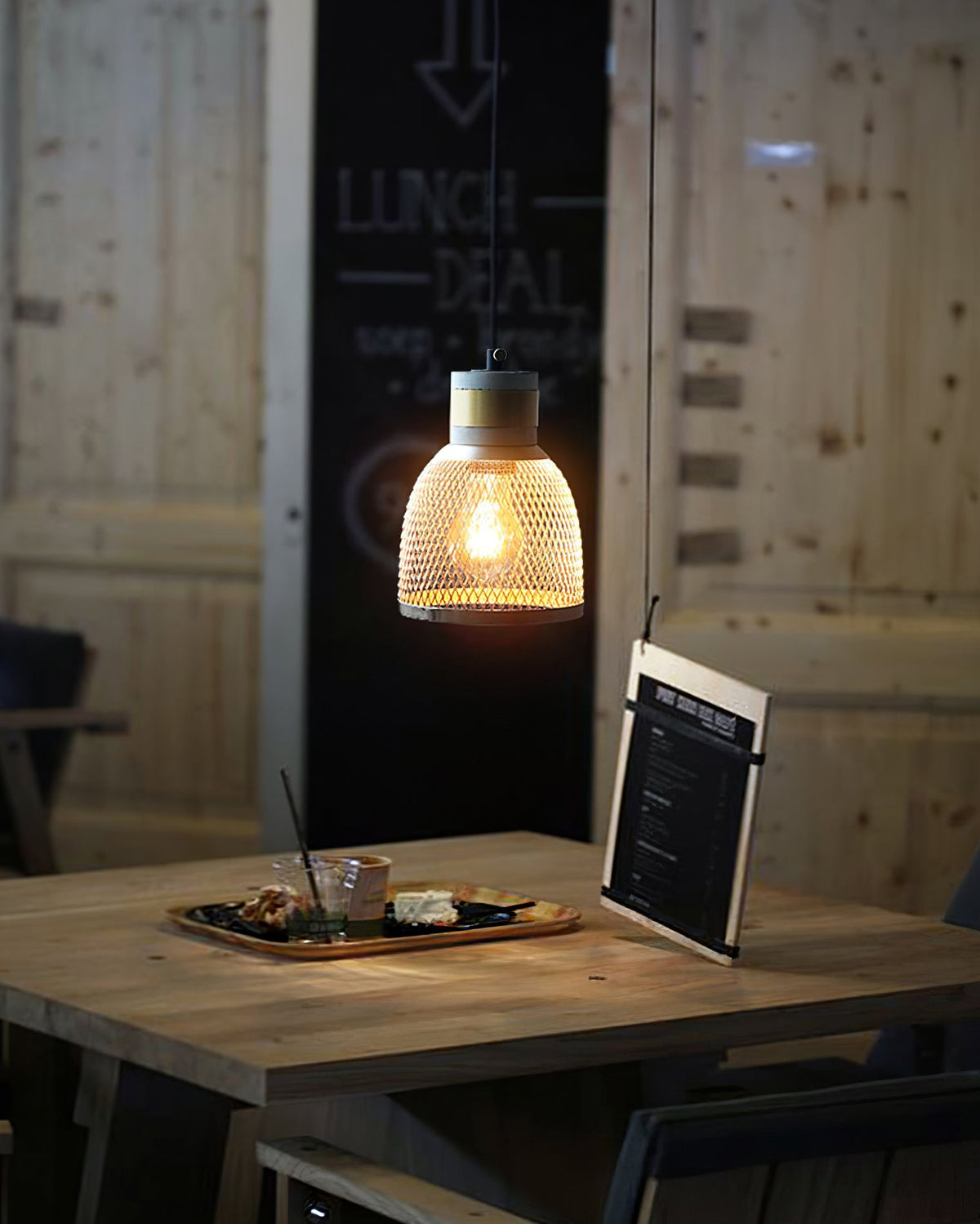 Lámpara Colgante de Hormigón Industrial LED, 6 Modelos