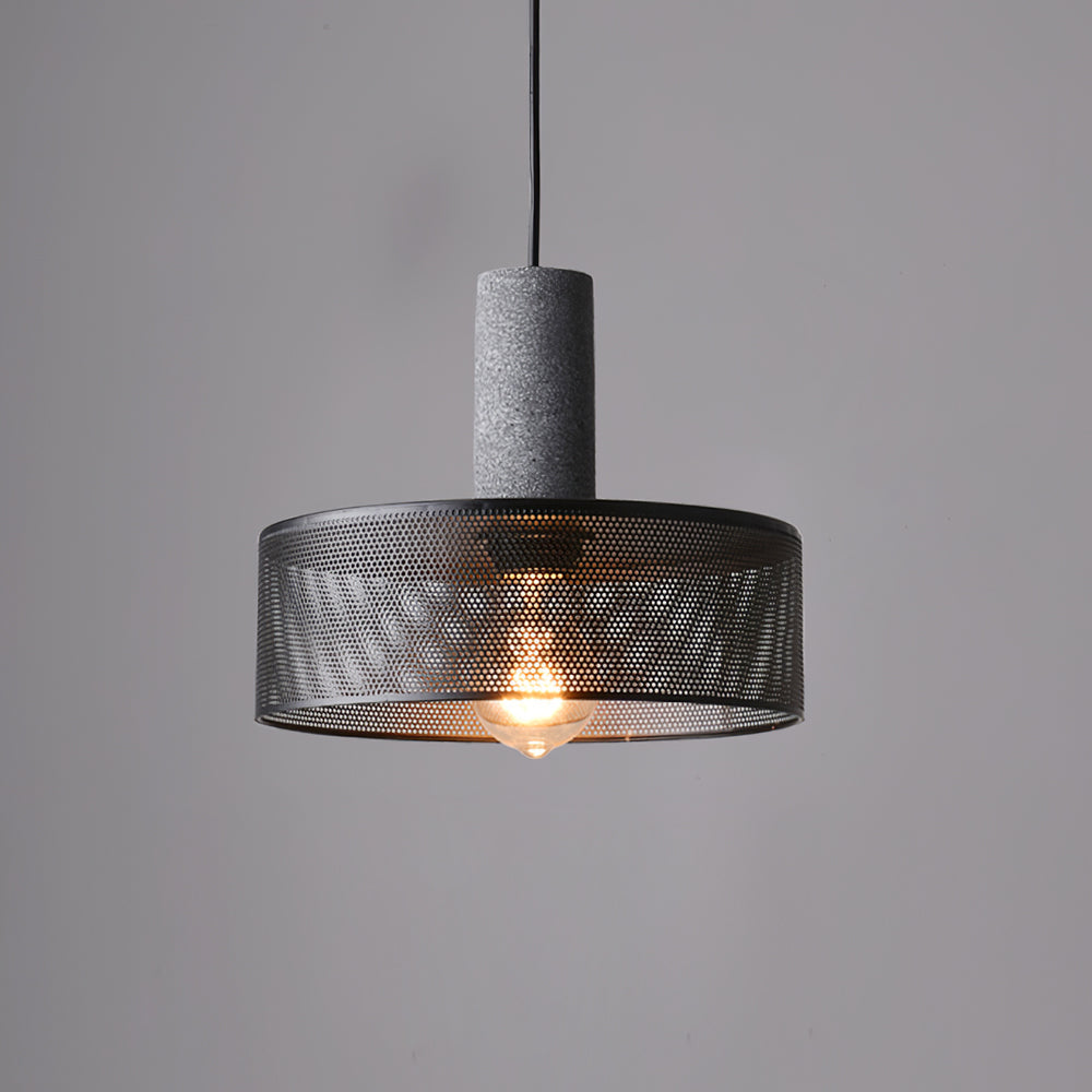 Lámpara Colgante de Hormigón Industrial LED, 6 Modelos