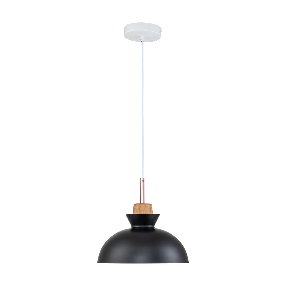 Lámpara Colgante de Cúpula Escandinava de Metal en 9 Colores