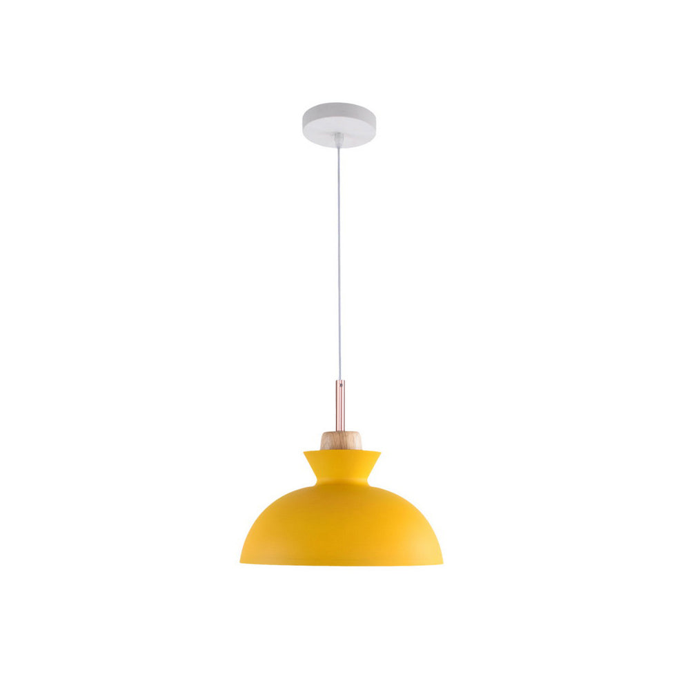 Lámpara Colgante de Cúpula Escandinava de Metal en 9 Colores