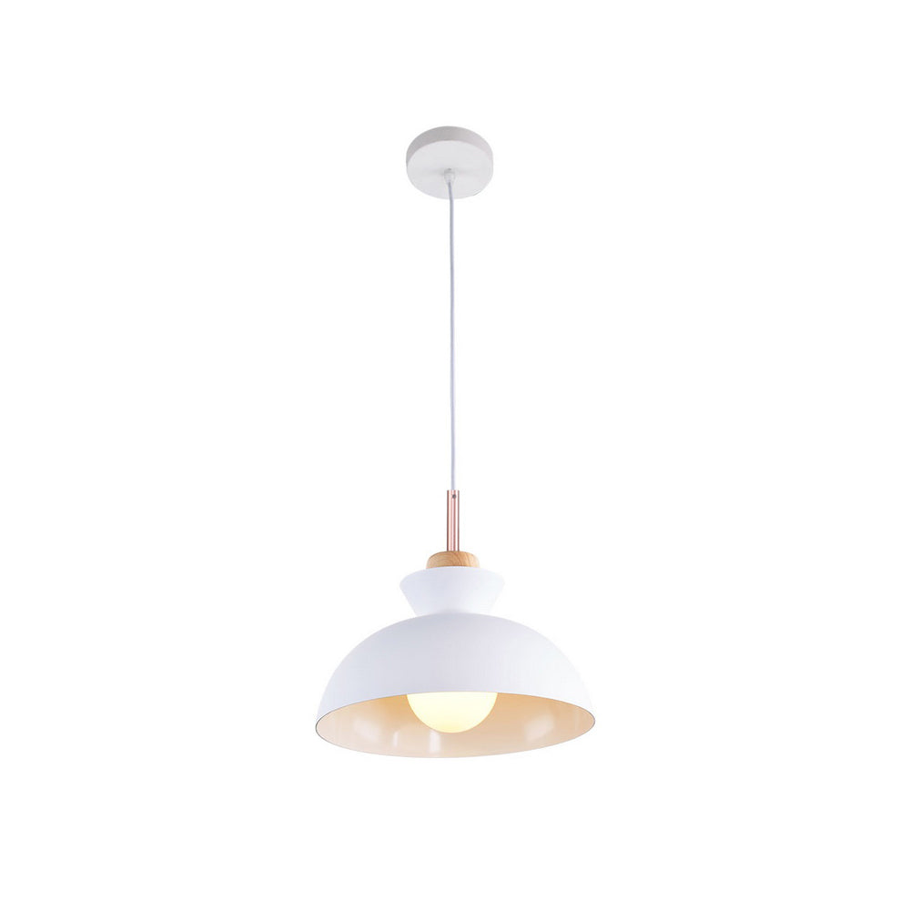 Lámpara Colgante de Cúpula Escandinava de Metal en 9 Colores