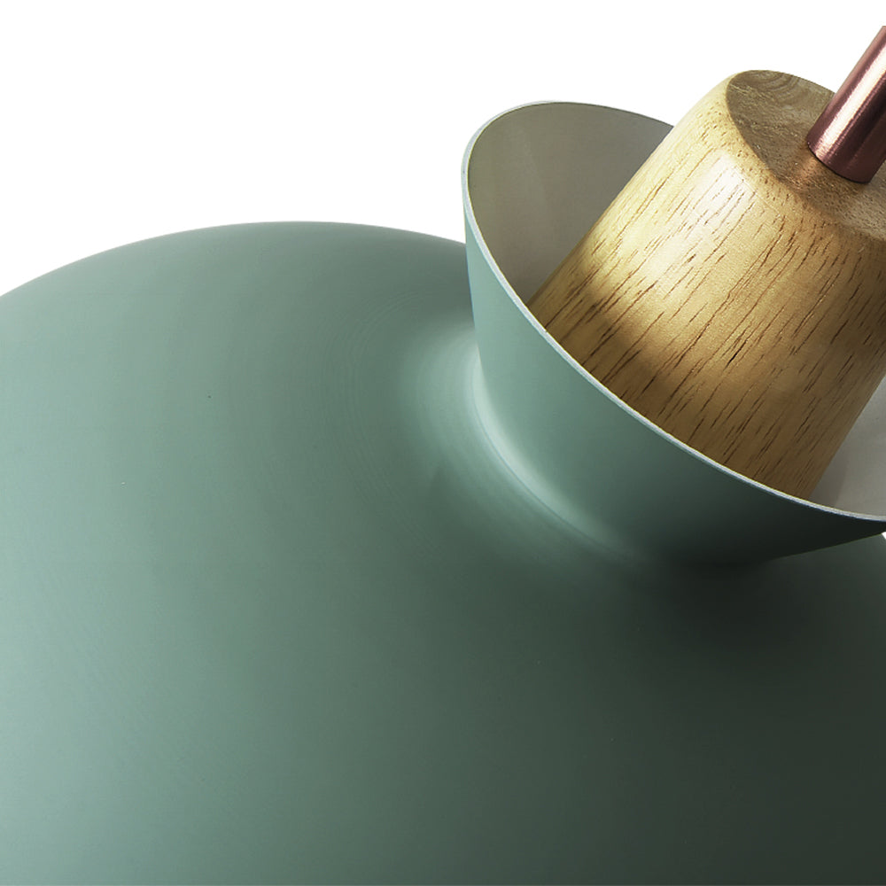 Lámpara Colgante de Cúpula Escandinava de Metal en 9 Colores