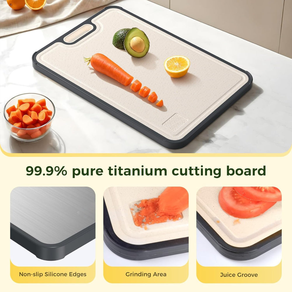 Tabla de Cortar de Doble Cara de Metal para Cocina Higiénica