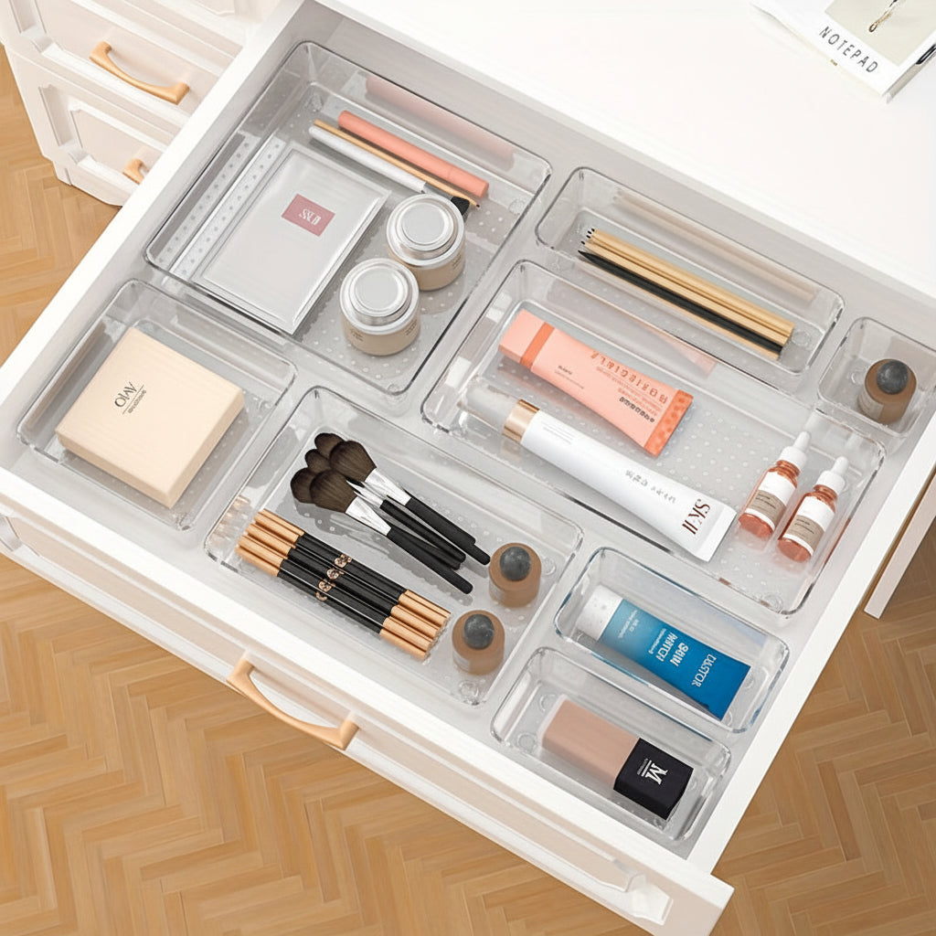 Set de Bandejas Organizadoras para Cajones de Cocina y Baño