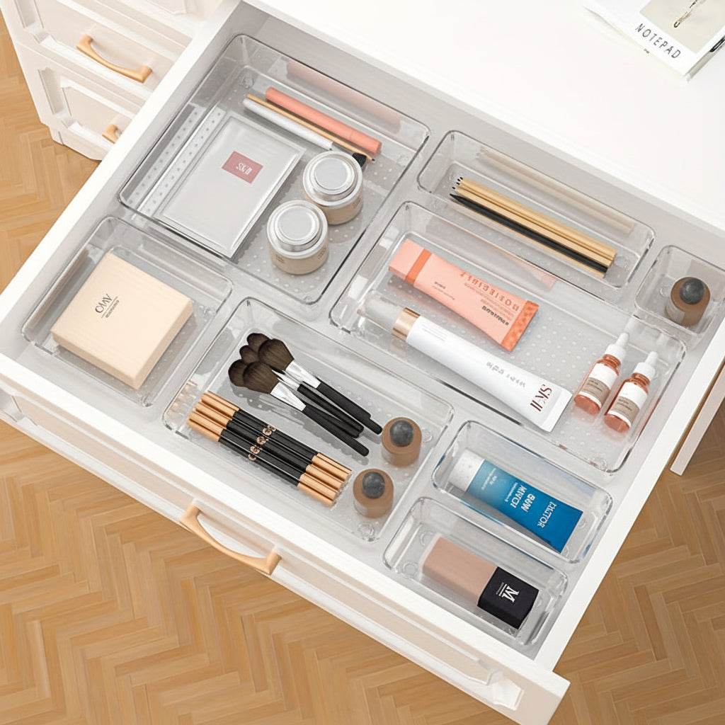 Set de Bandejas Organizadoras para Cajones de Cocina y Baño