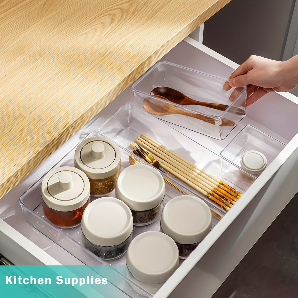 Set de Bandejas Organizadoras para Cajones de Cocina y Baño