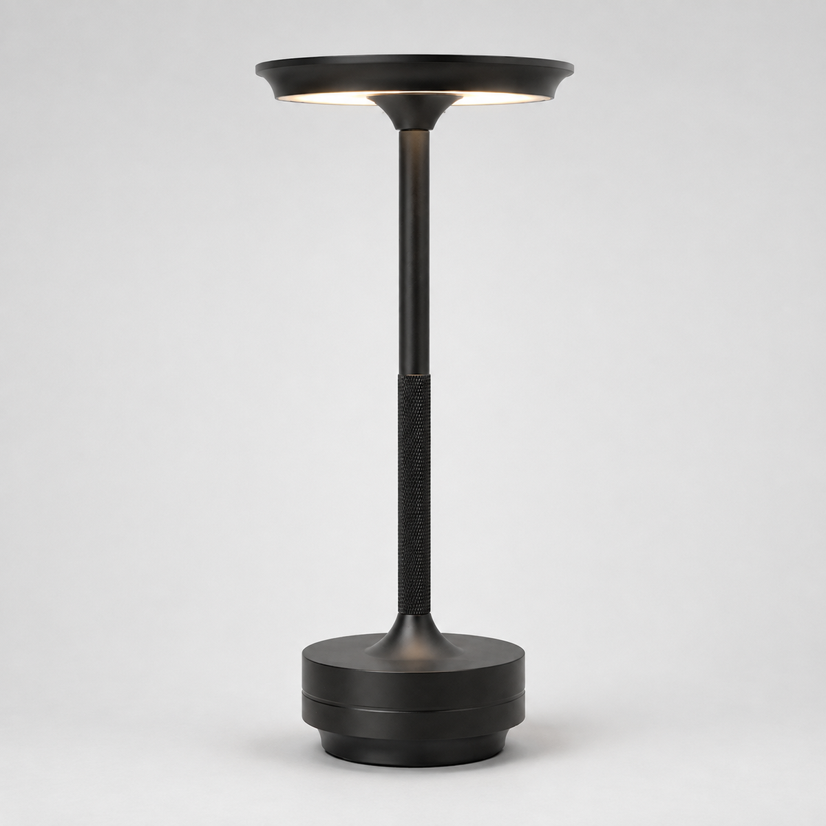 Lámpara de Mesa Inalámbrica Recargable de Metal Regulable