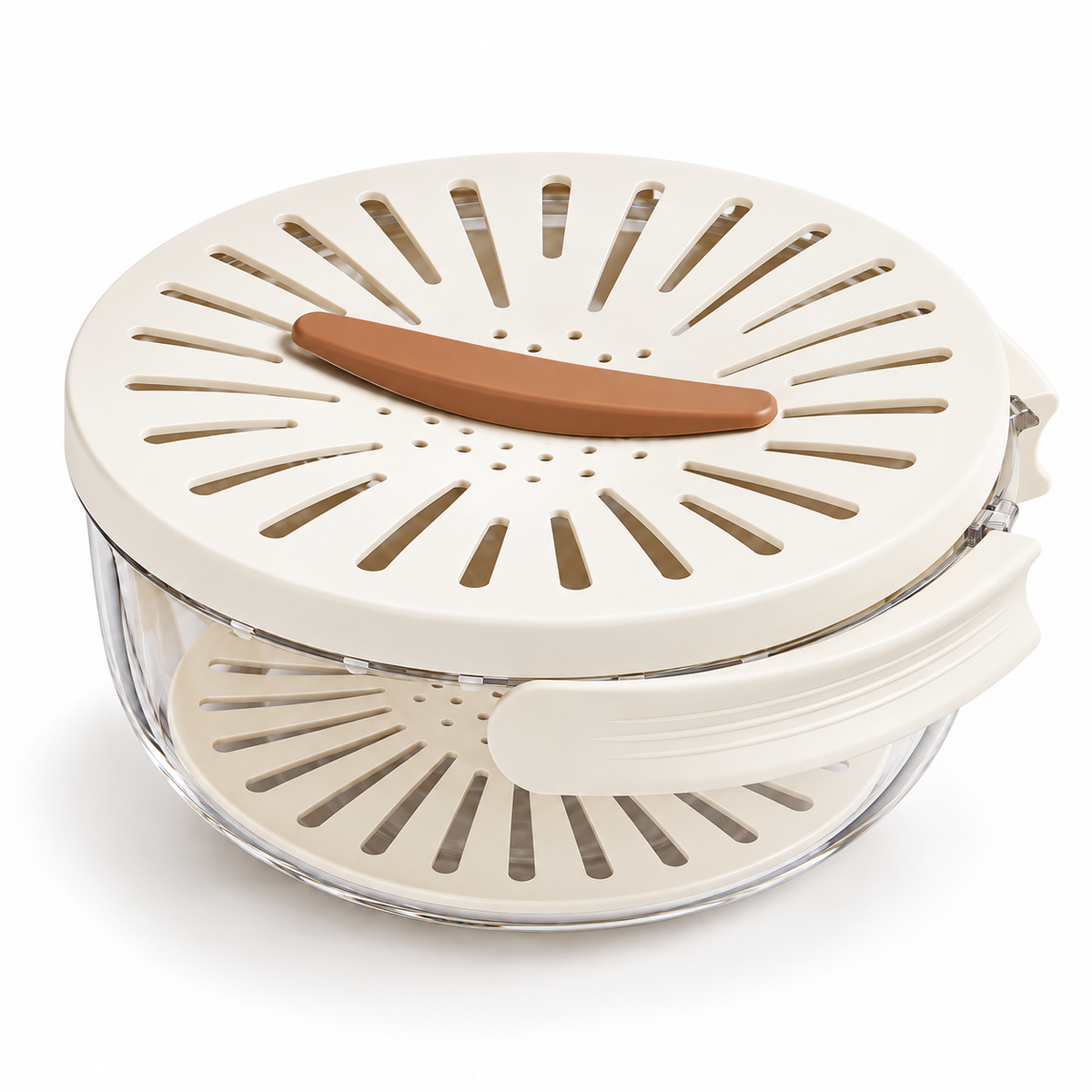 Escurridor de Cocina 2 en 1 con Cuenco para Frutas y Verdura