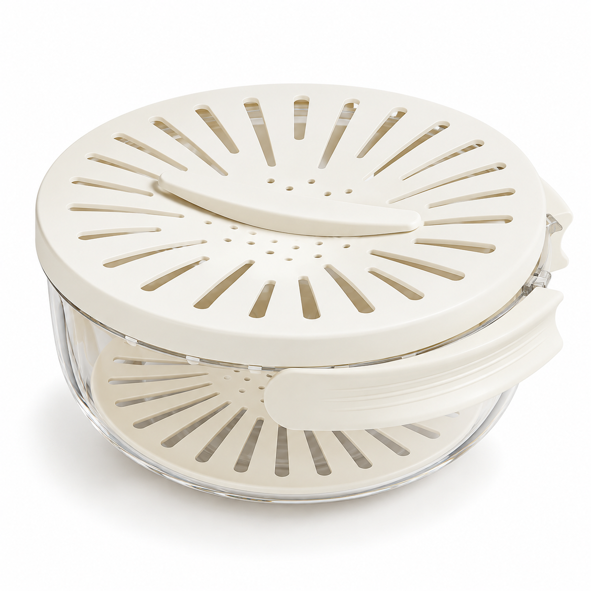 Escurridor de Cocina 2 en 1 con Cuenco para Frutas y Verdura