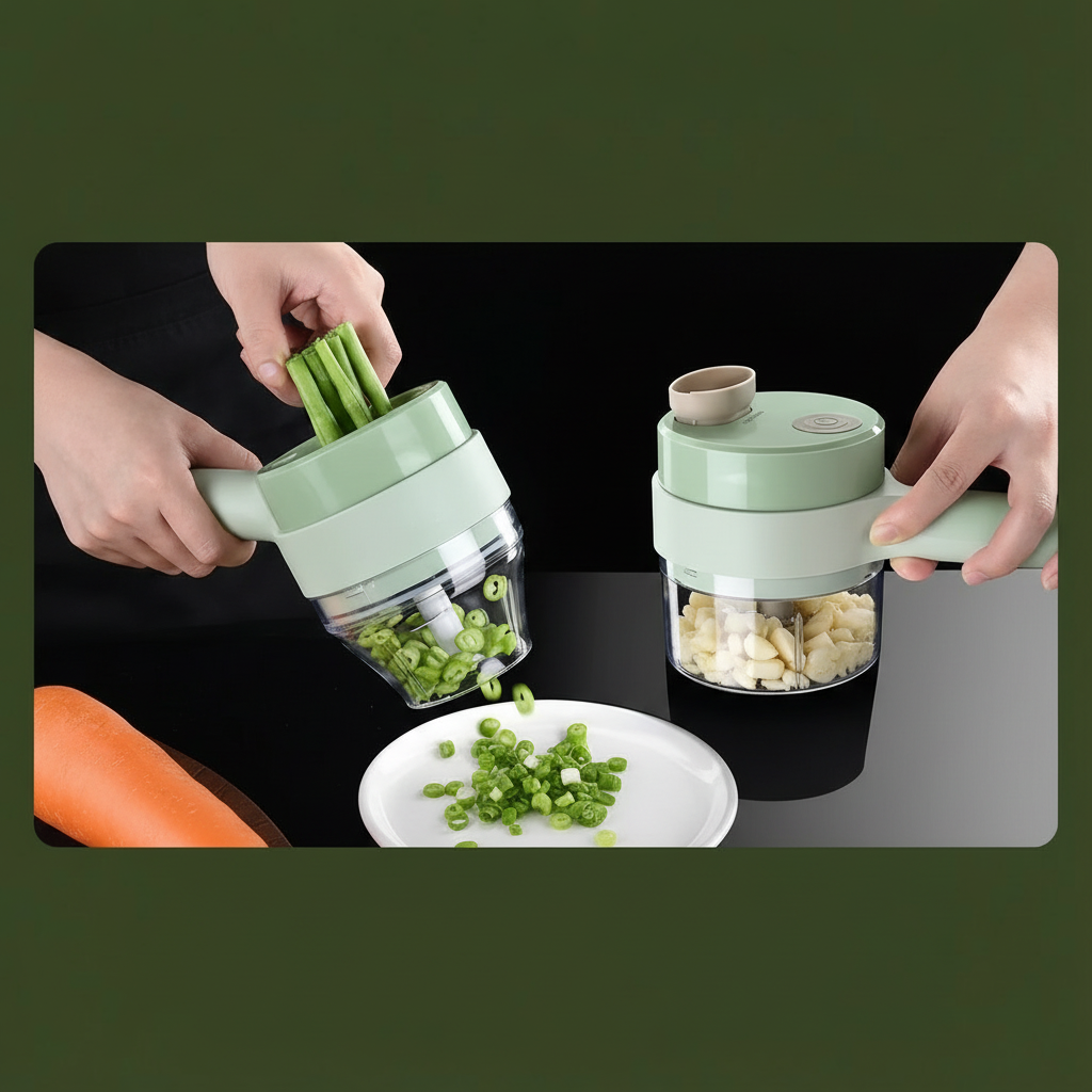 Picadora de Verduras Eléctrica Inalámbrica Recargable