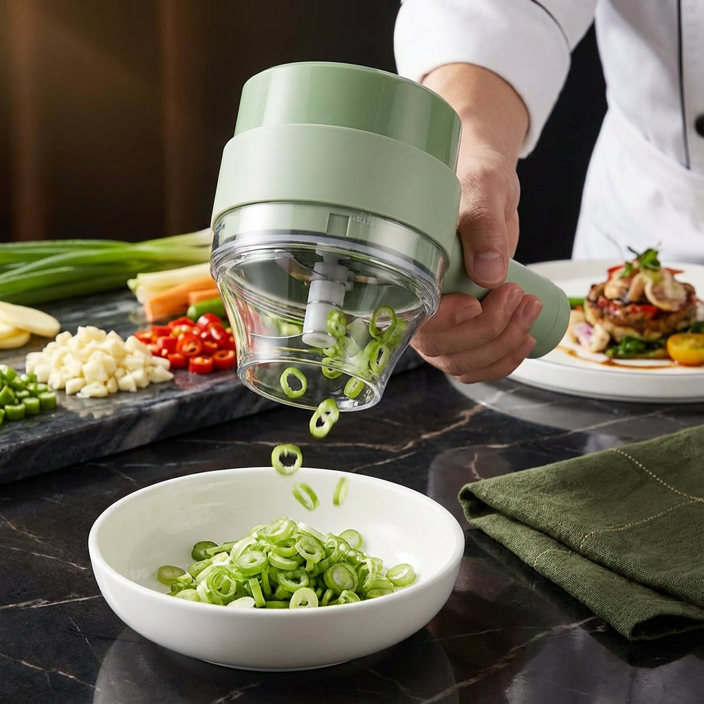 Picadora de Verduras Eléctrica Inalámbrica Recargable