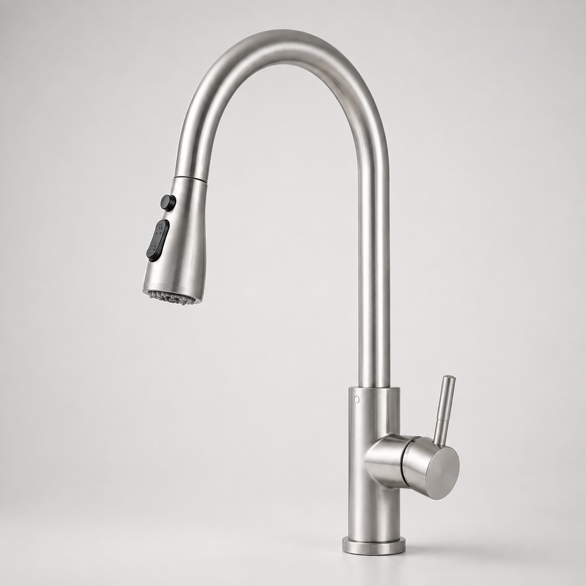 Grifo de Cocina Extensible con Rociador Giratorio Extraíble