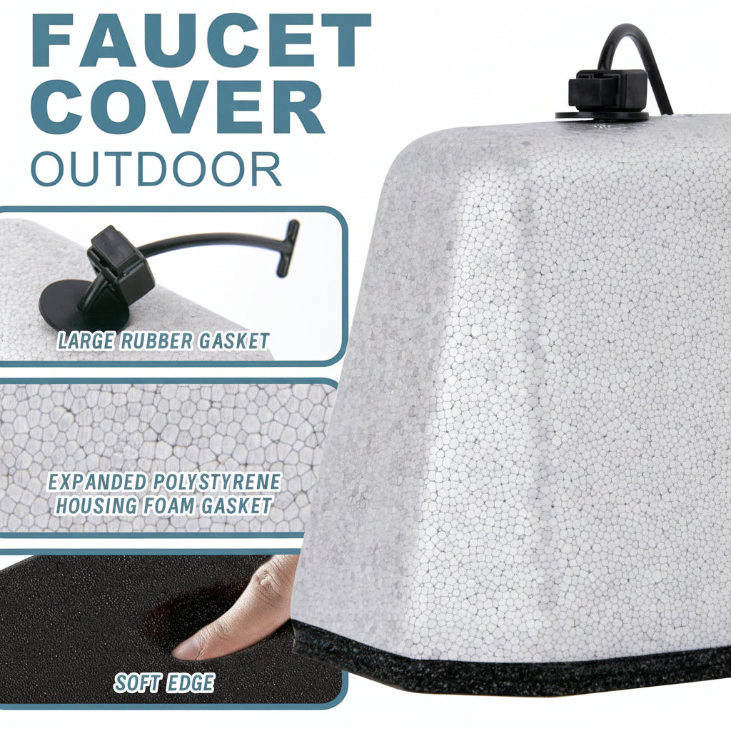Protector de Grifo Exterior Aislante contra Heladas Invierno
