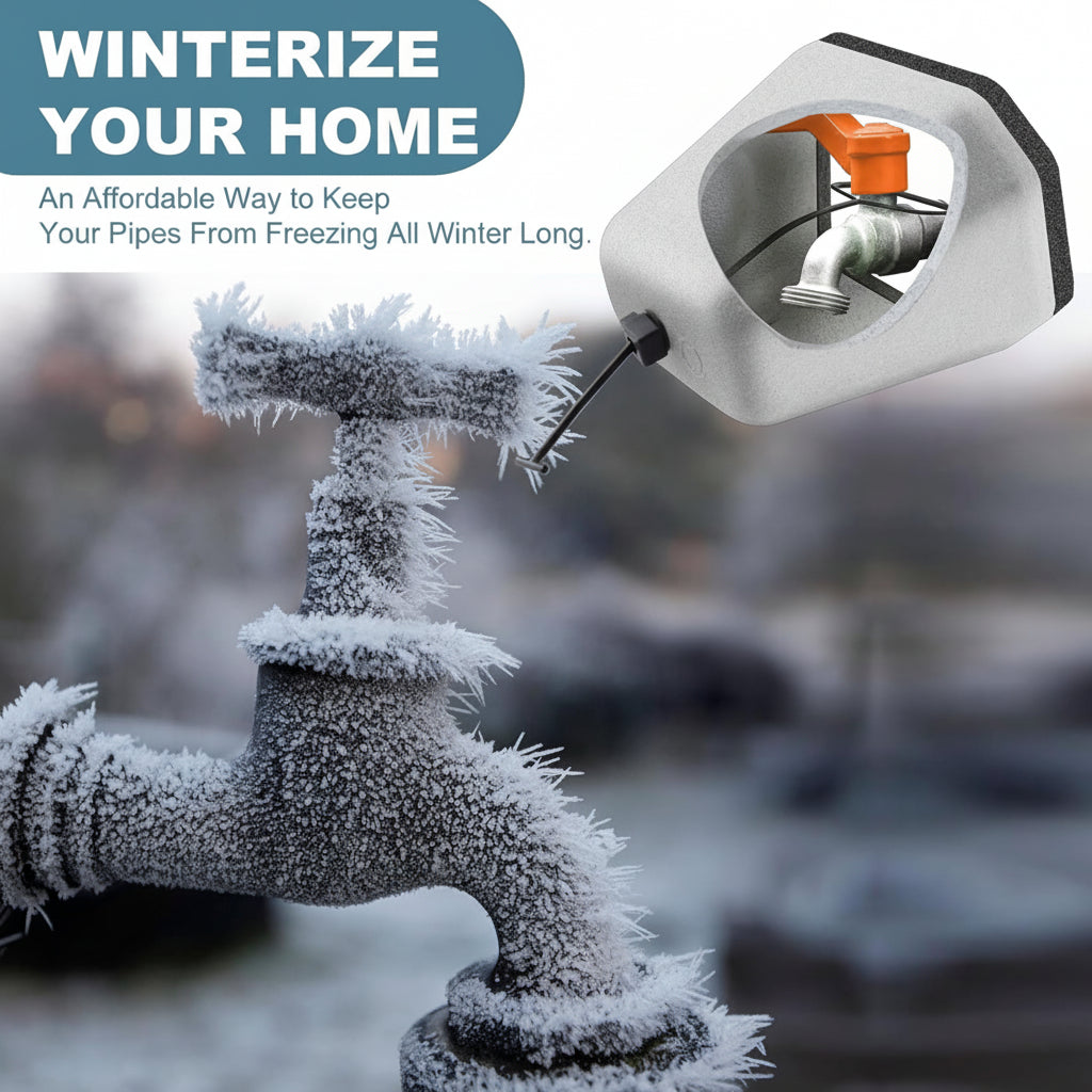 Protector de Grifo Exterior Aislante contra Heladas Invierno