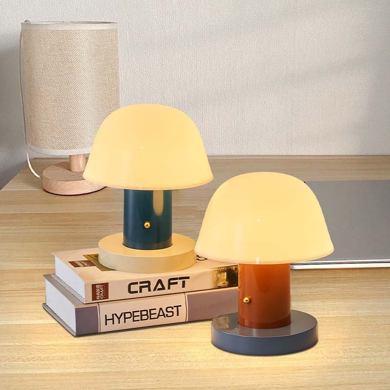 Lámpara de Mesa LED con Forma de Seta Moderna Recargable