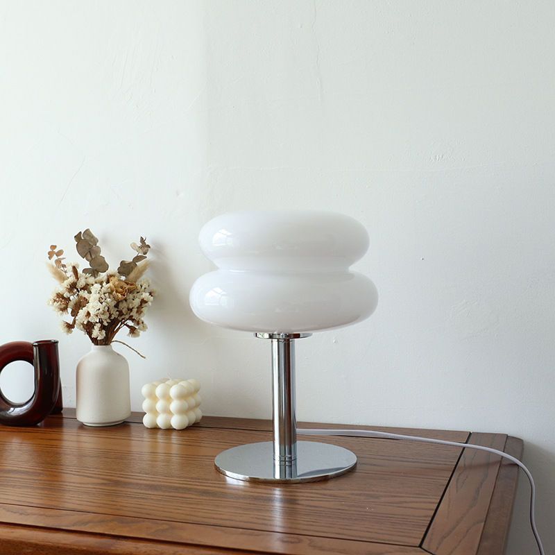 Lámpara de Mesa de Cristal Hecha a Mano Estilo Italiano