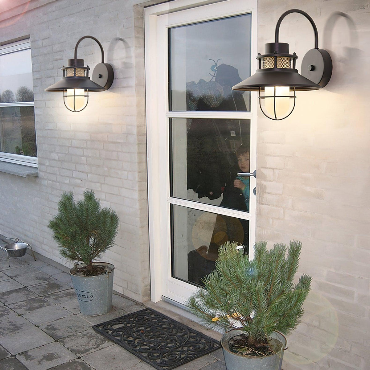 Felix Aplique de Pared Exterior Industrial Impermeable
