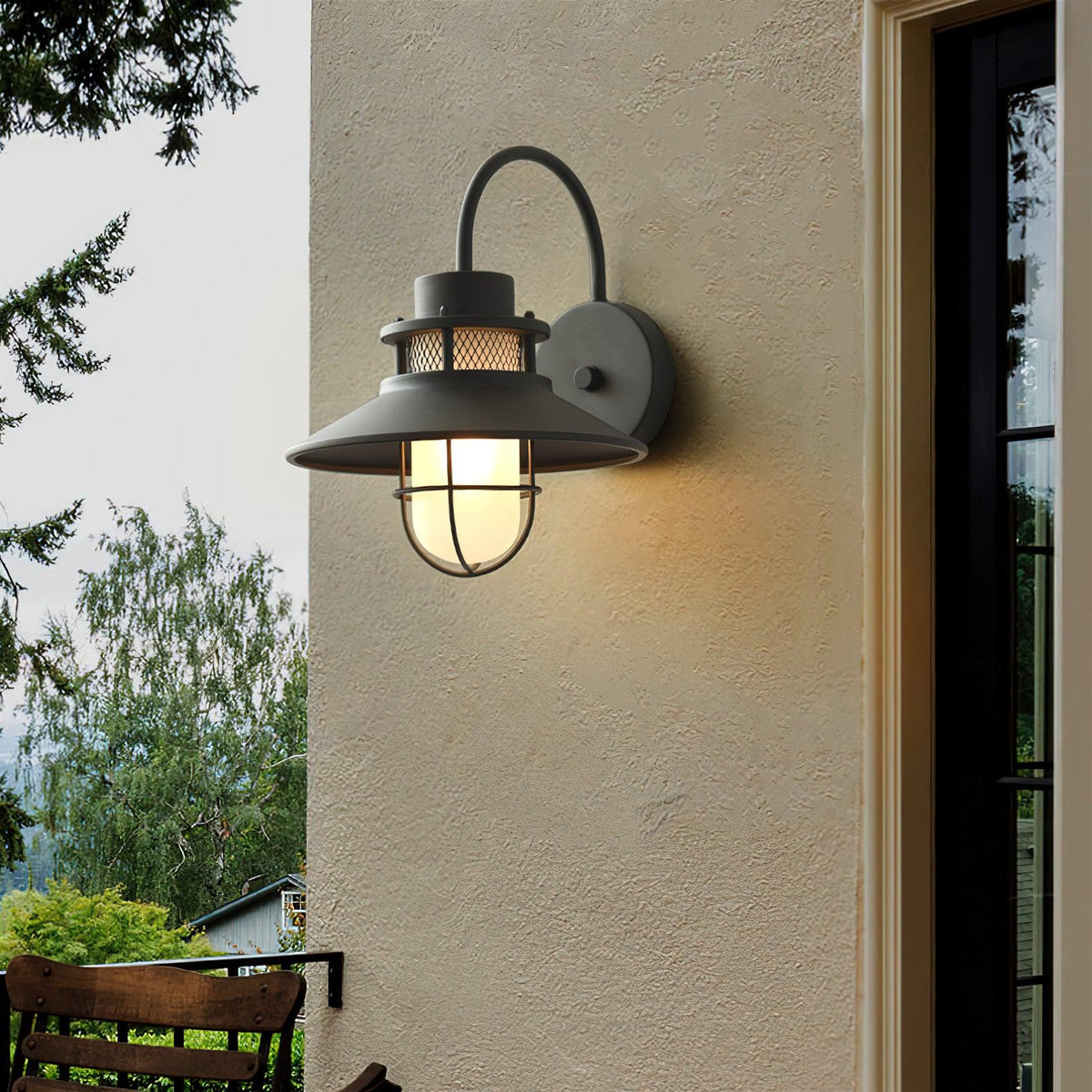 Felix Aplique de Pared Exterior Industrial Impermeable