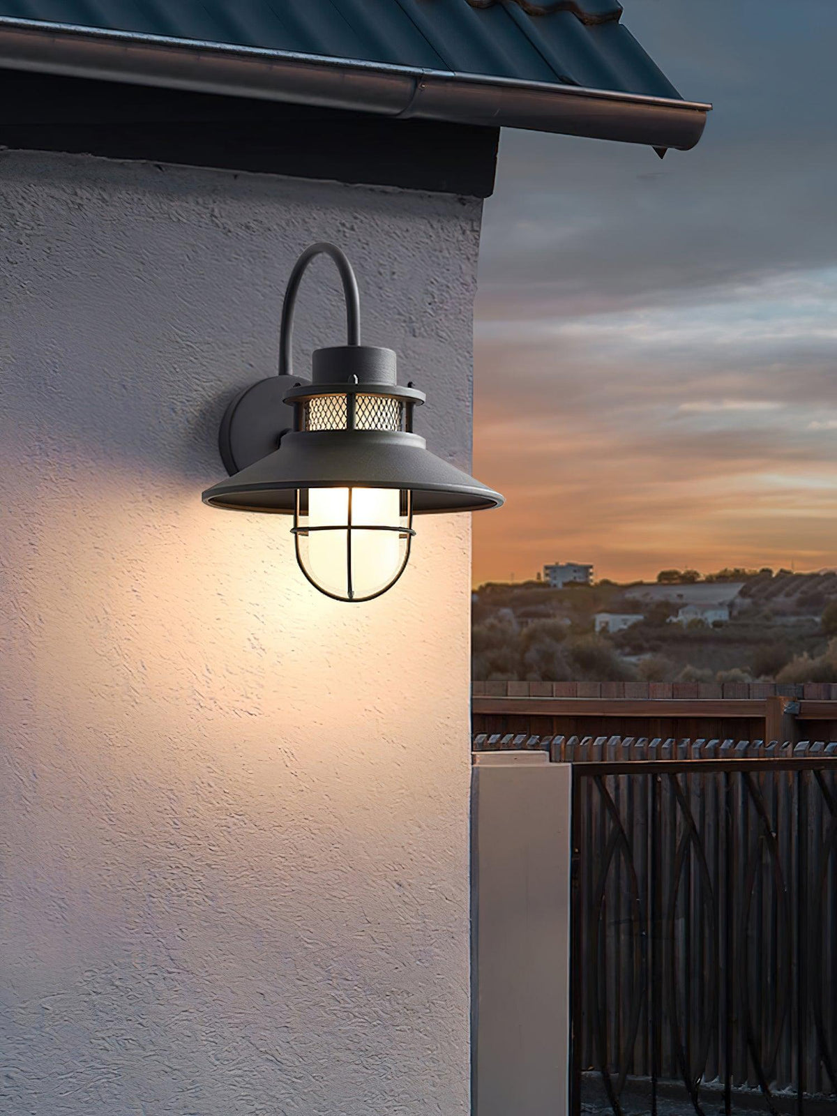 Felix Aplique de Pared Exterior Industrial Impermeable