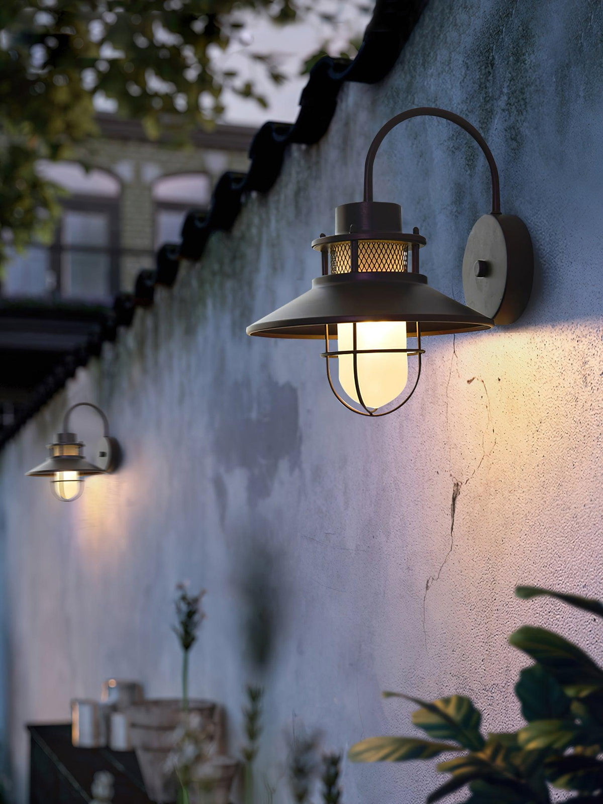 Felix Aplique de Pared Exterior Industrial Impermeable
