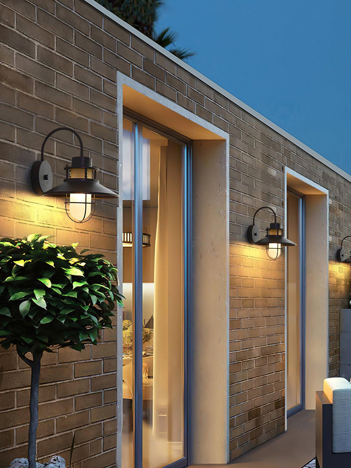 Felix Aplique de Pared Exterior Industrial Impermeable