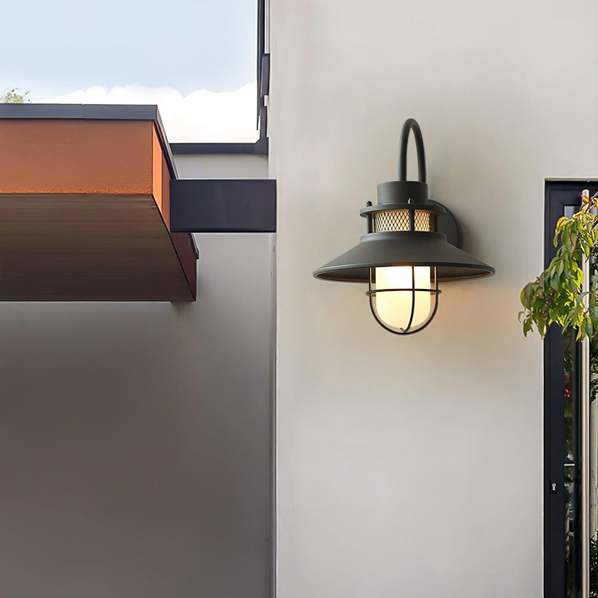 Felix Aplique de Pared Exterior Industrial Impermeable