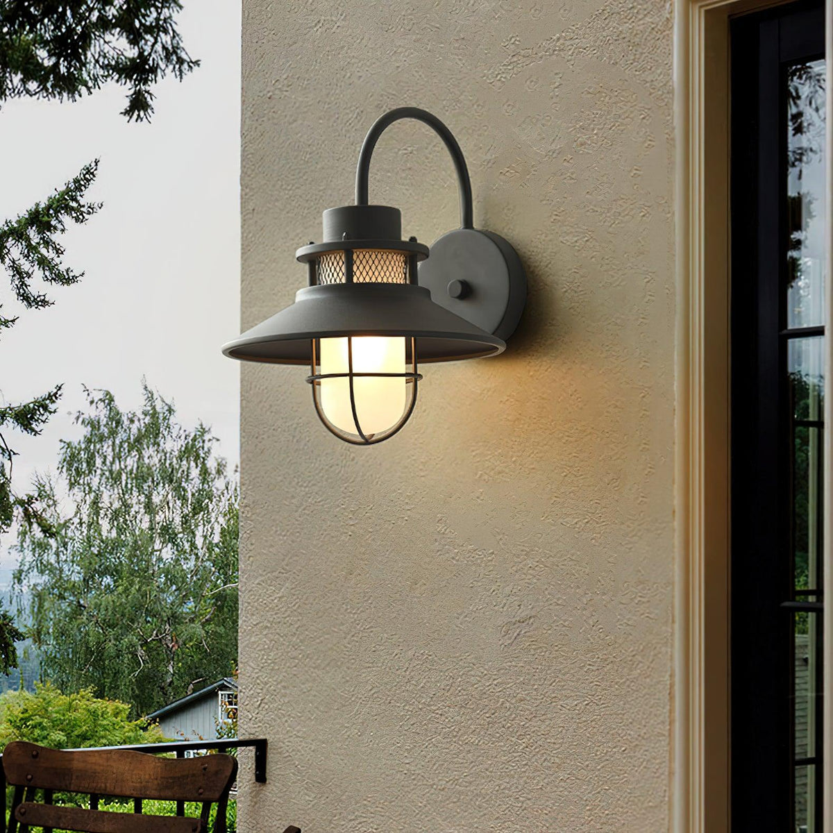 Felix Aplique de Pared Exterior Industrial Impermeable