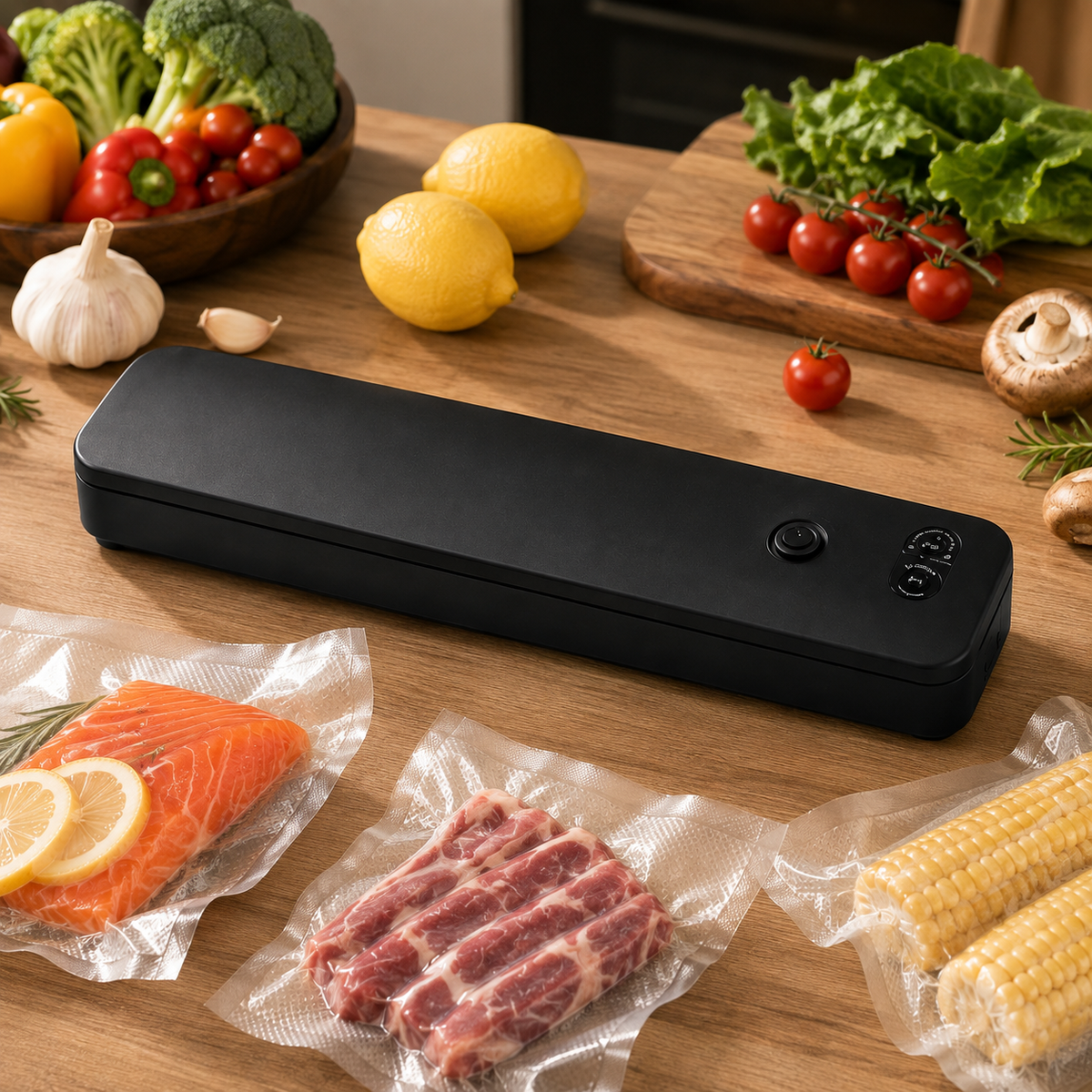 Envasadora al Vacío Automática Compacta para Alimentos