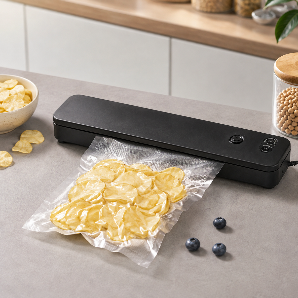 Envasadora al Vacío Automática Compacta para Alimentos