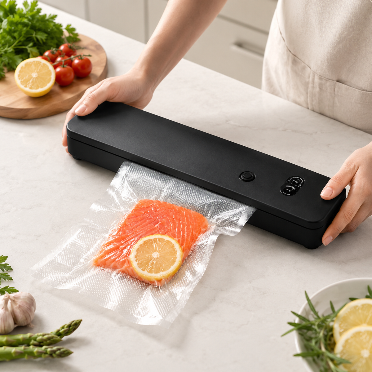 Envasadora al Vacío Automática Compacta para Alimentos