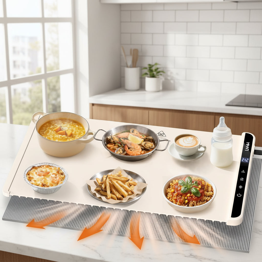 Calientaplatos Eléctrico para Mantener la Comida Caliente