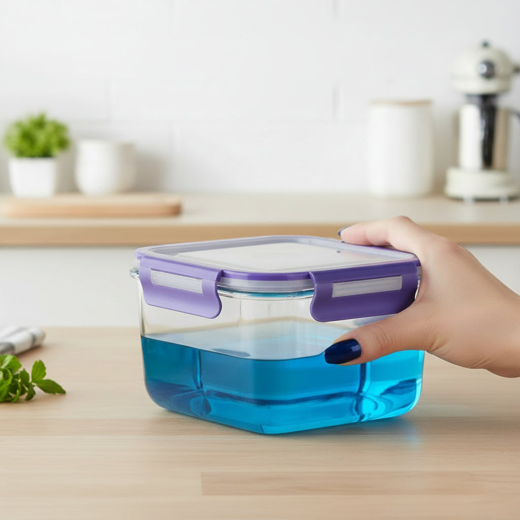 Recipientes de Vidrio Borosilicato Herméticos para Comida